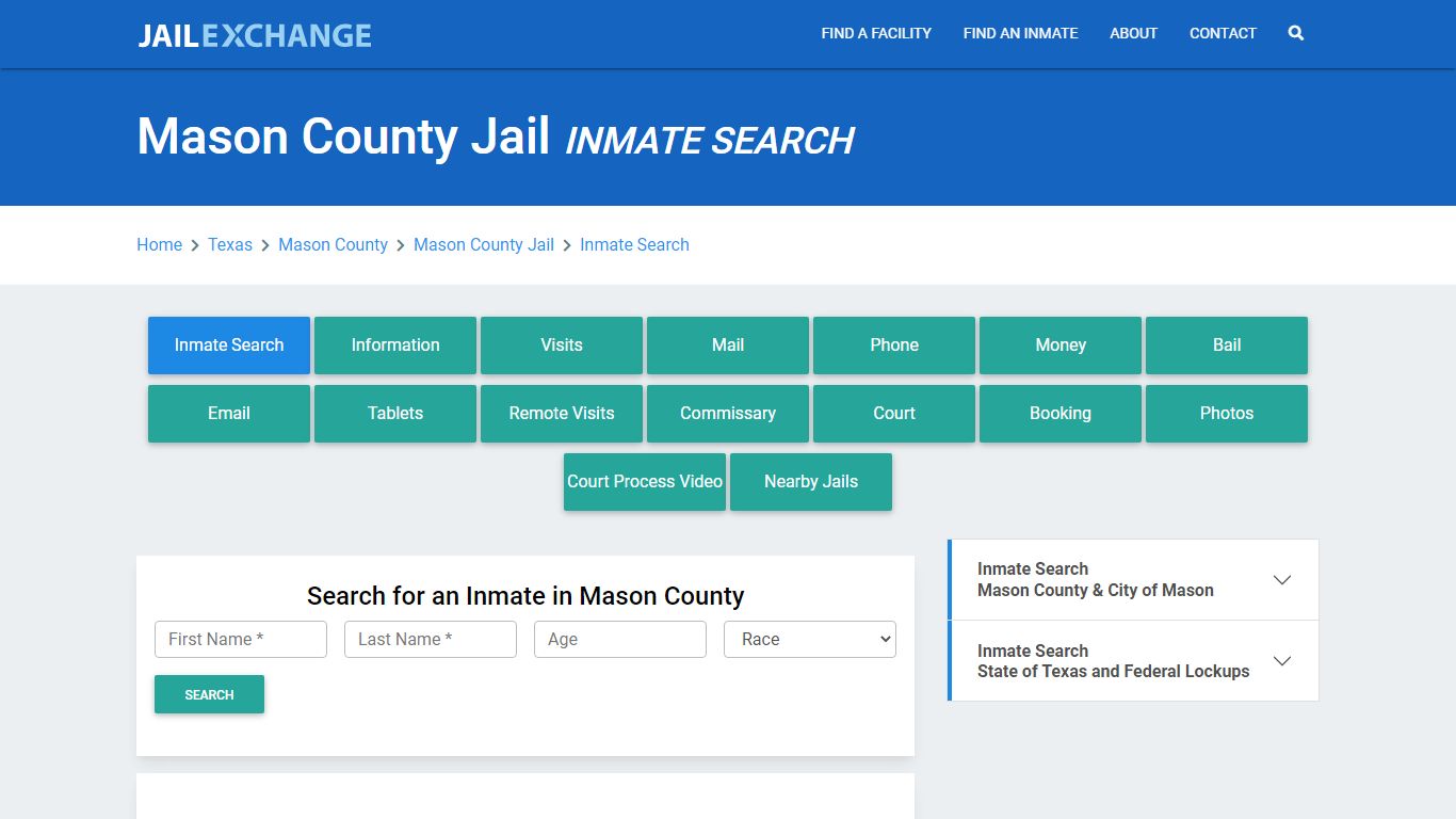 Mason County Jail, TX Inmate Search: Roster & Mugshots